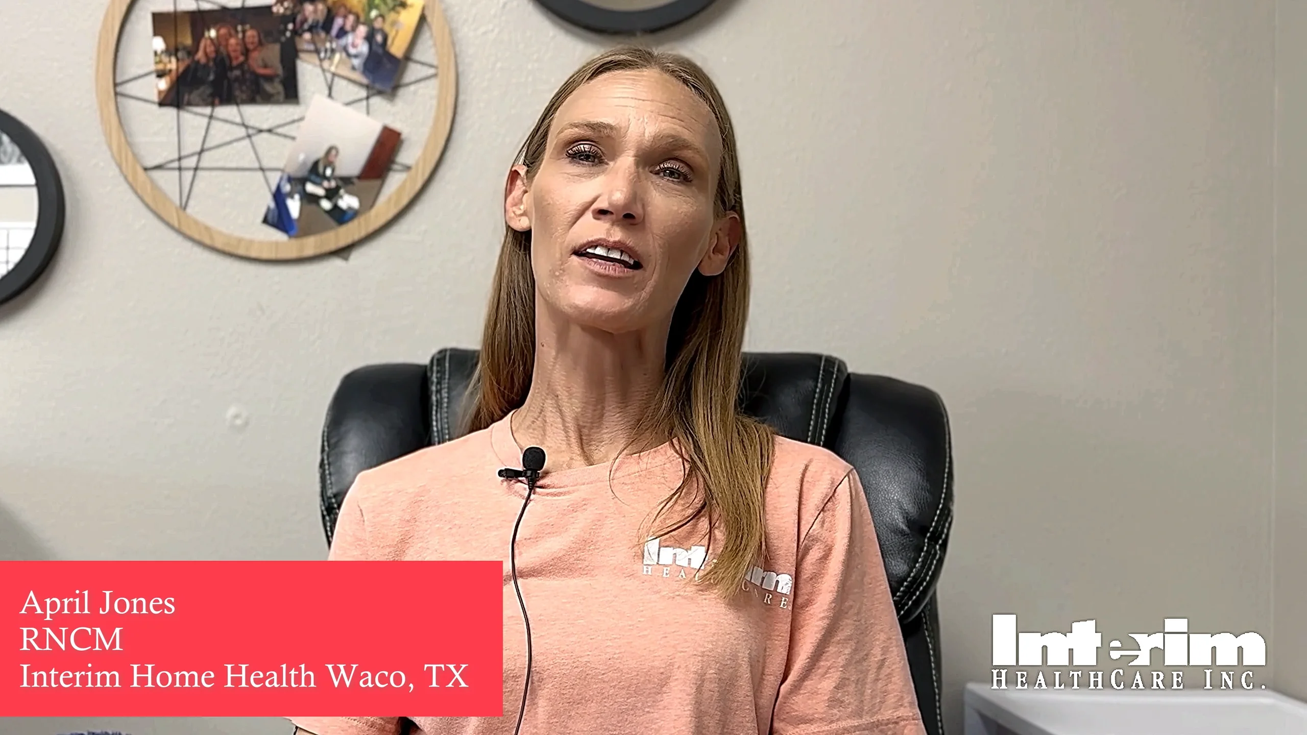 April Jones RNCM Interim Home Health Waco, TX on Vimeo