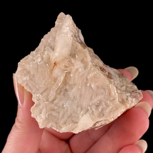 Smithsonite (good sized crystal) on Dolomite