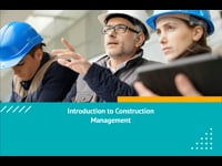 Introduction to Construction Management Principles