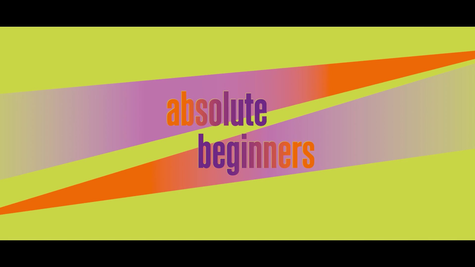 ABSOLUTE BEGINNERS | Un viaggio inaspettato | TRAILER
