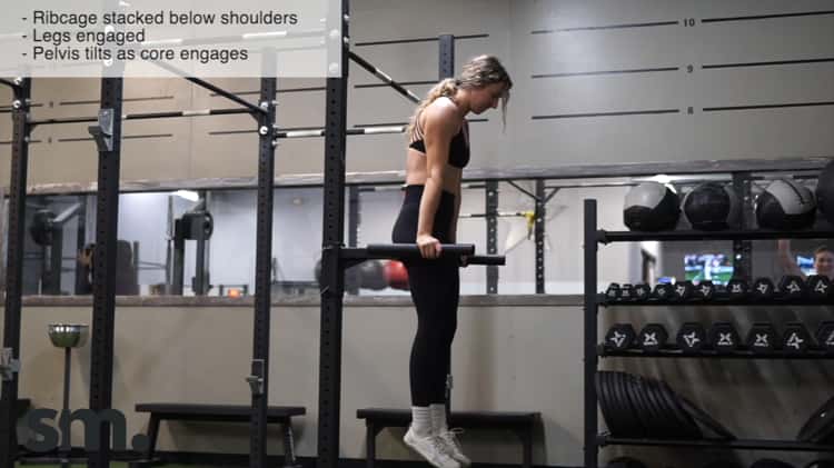 Dip Bar Knee Raises