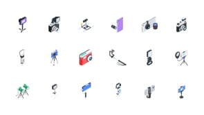 Animated Isometric Photography Icons, a Duotone Icon by Vectors Market (Thumbnail 12 of 12)