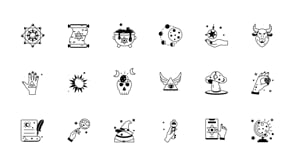 Animated Astrology Icon Set, an Outline Icon by Vectors Market (Thumbnail 7 of 7)