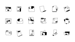 Animated File and Document Icons, an Outline Icon by Vectors Market (Thumbnail 8 of 8)
