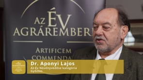 Az Év Növényvédőse DR Aponyi Lajos