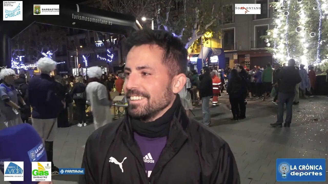 FRANCISCO ALBERT (Concejal de Deportes Ayuntamiento de Barbastro) 45 Edición San Silvestre de Barbastro / 31.12.2023
