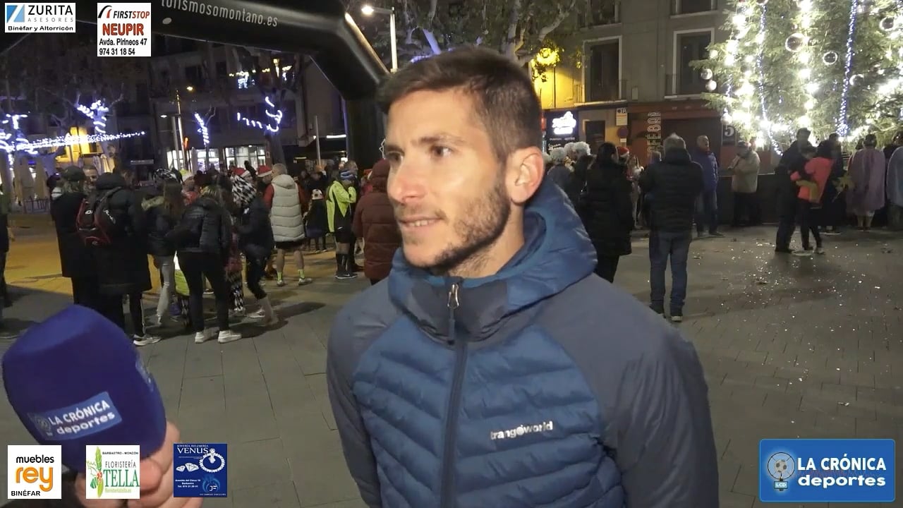 FERNANDO ESPERANZA (Ganador Caregoría Masculina) 45 Edición San Silvestre de Barbastro / 31.12.2023