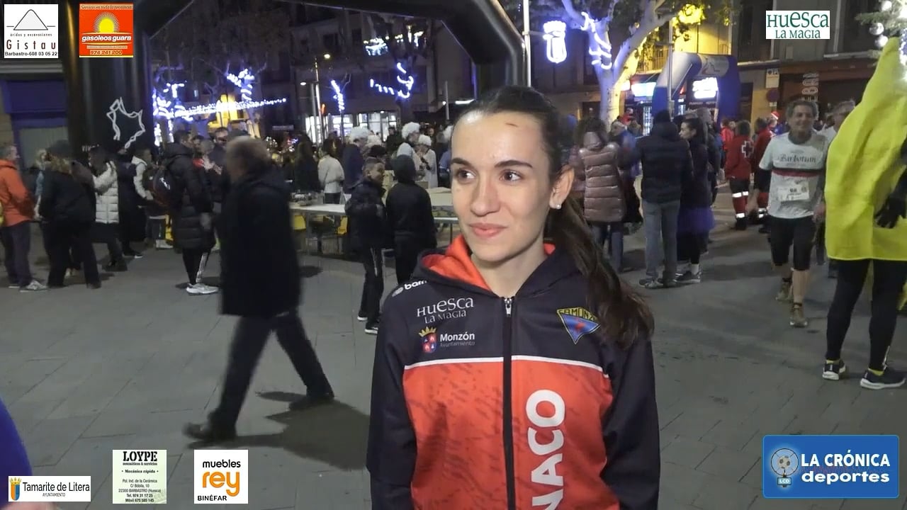 MARTINA LAPLANA (Ganadora Caregoría Femenina) 45 Edición San Silvestre de Barbastro / 31.12.2023