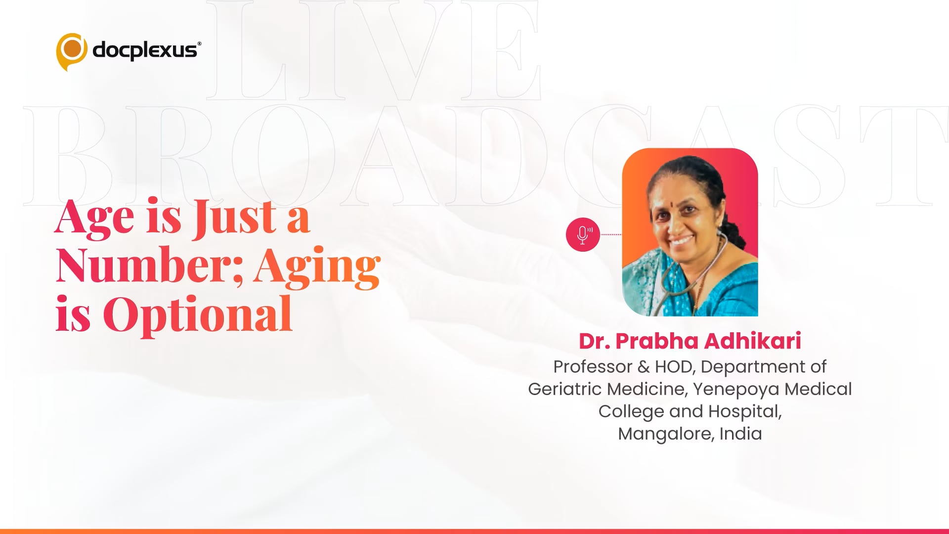 Age is Just a Number; Aging is Optional