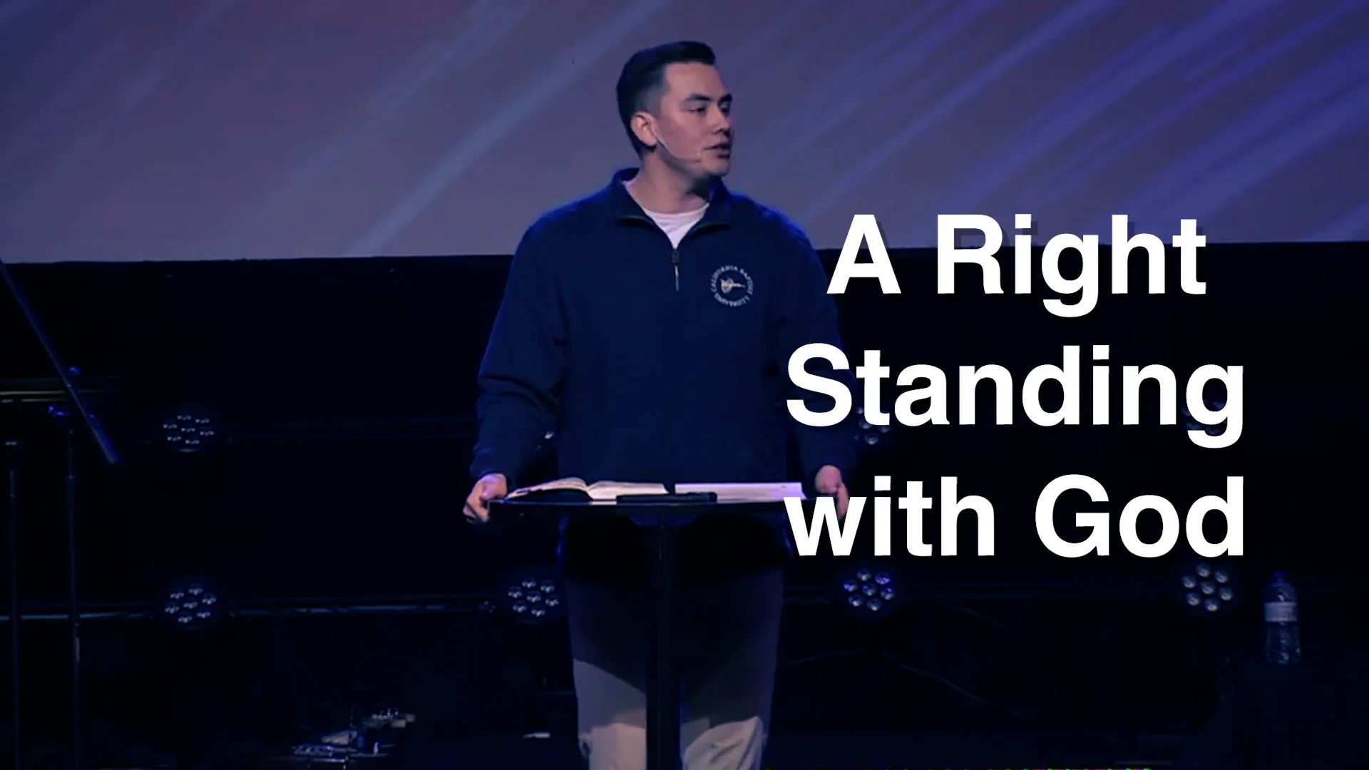 A Right Standing with God on Vimeo