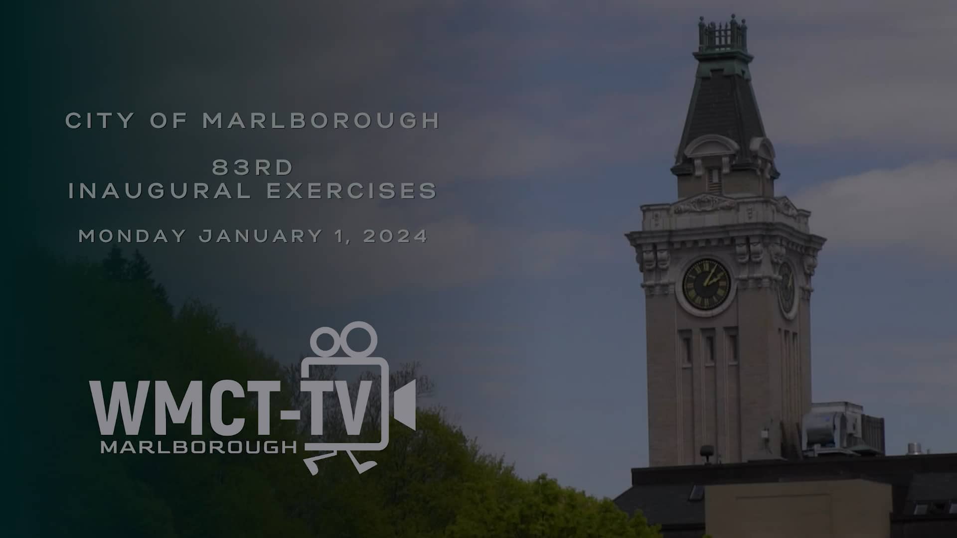 83rd Inaugural Exercises, City of Marlborough on Vimeo