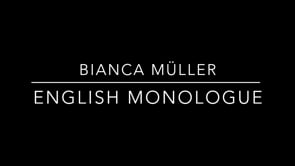 Bianca Müller - Monólogo em Inglês gravado em 2023