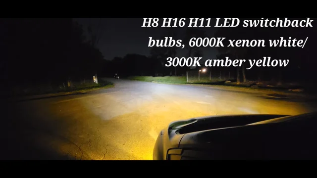 Alla Lighting 5200lm H8 H11 LED Fog Lights or DRL Bulbs, 6000K Xenon White  Extreme Super Bright H16 H8LL H11LL 12V LEDs Replacement, AL-R Version