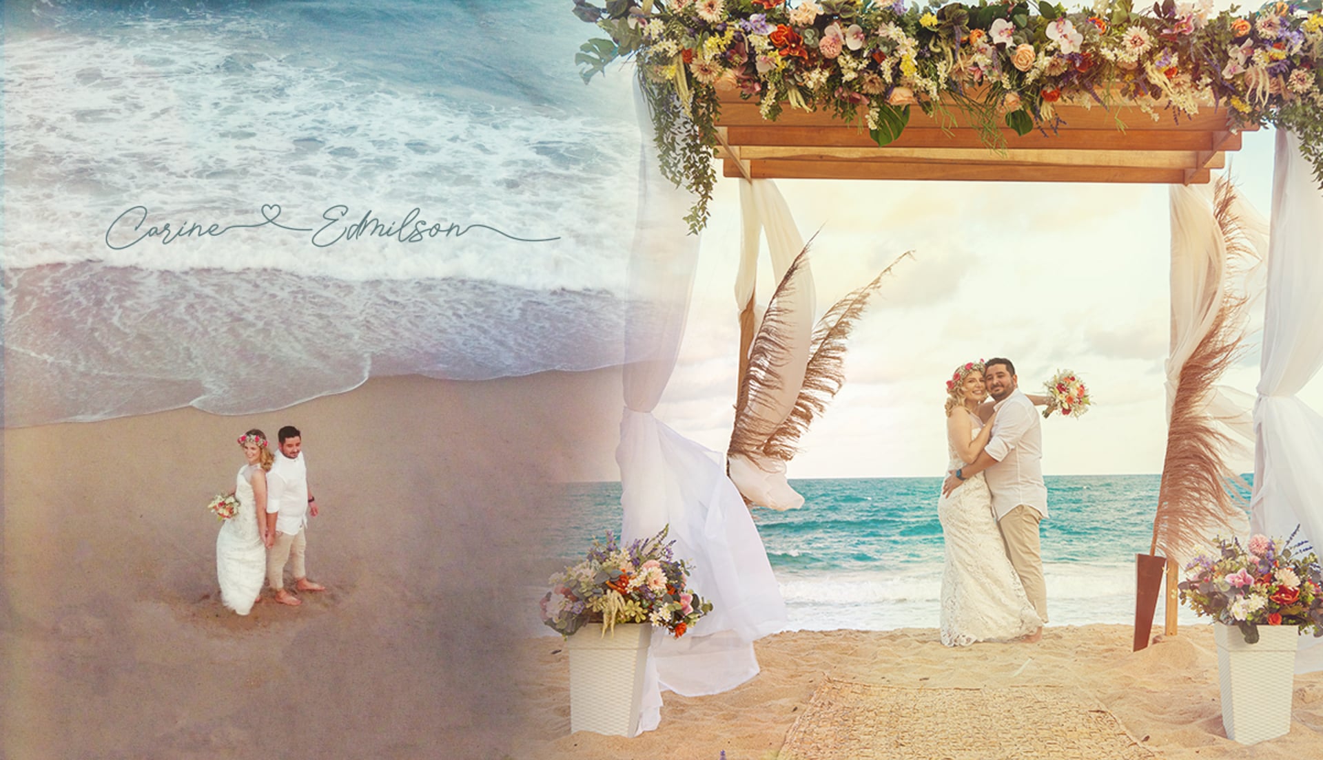 Elopement Wedding de Carine & Edilson | Praia de Mracaípe - Porto de Galinhas PE