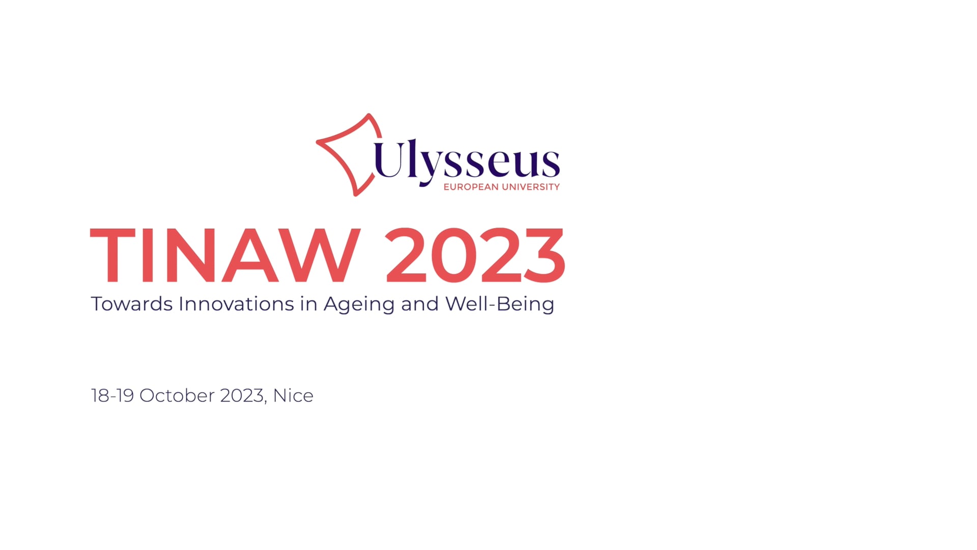 Ulysseus European University : TINAW conférence 2023