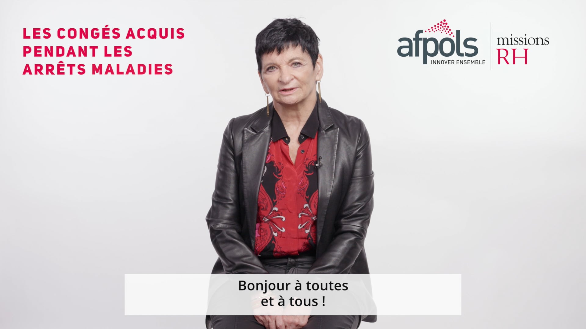 Afpols : les congés acquis pendant les arrêts maladies