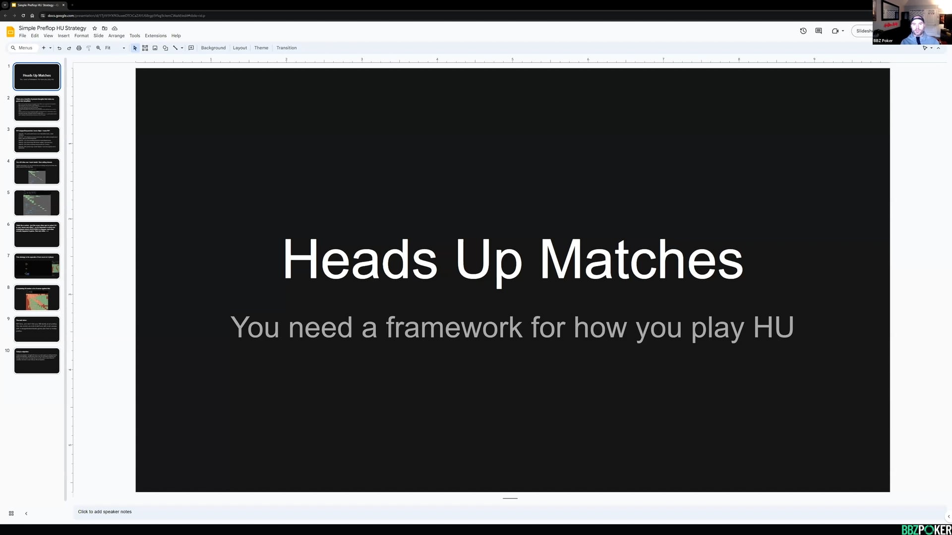 Simplifying Headsup Play