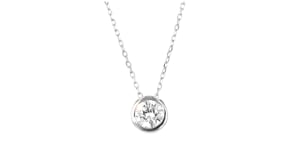 2.40 ct. t.w. Bezel-Set CZ Jewelry Set Pendant Necklace and Stud Earrings in Sterling Silver