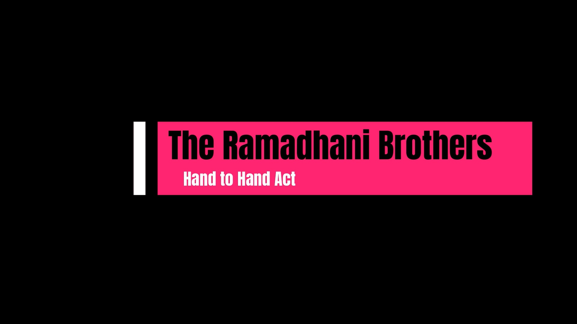 THE RAMADHANI BROTHERS AFRIKA      AFRIKA FULL ACT