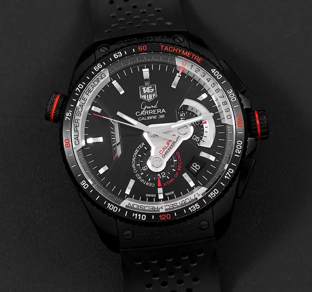 TAG Heuer Grand Carrera CAV5185.FT6020 POWG15A Macro Video