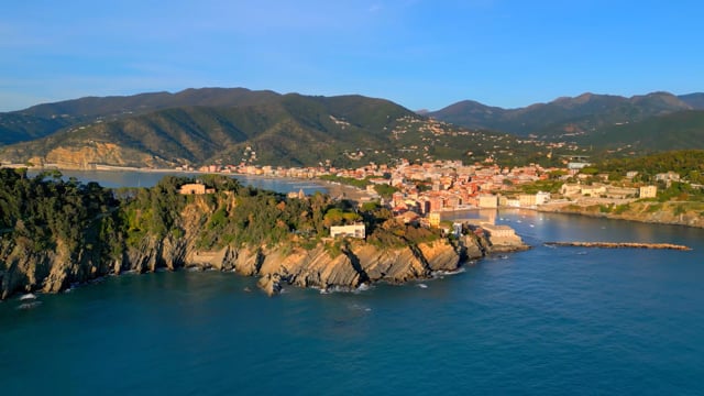 An architectural masterpiece overlooking the sea in Sestri Levante