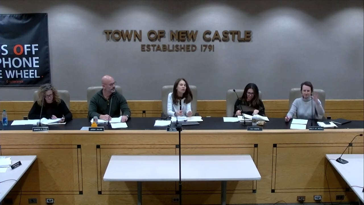 Town Board of New Castle Organizational Meeting 1/2/24