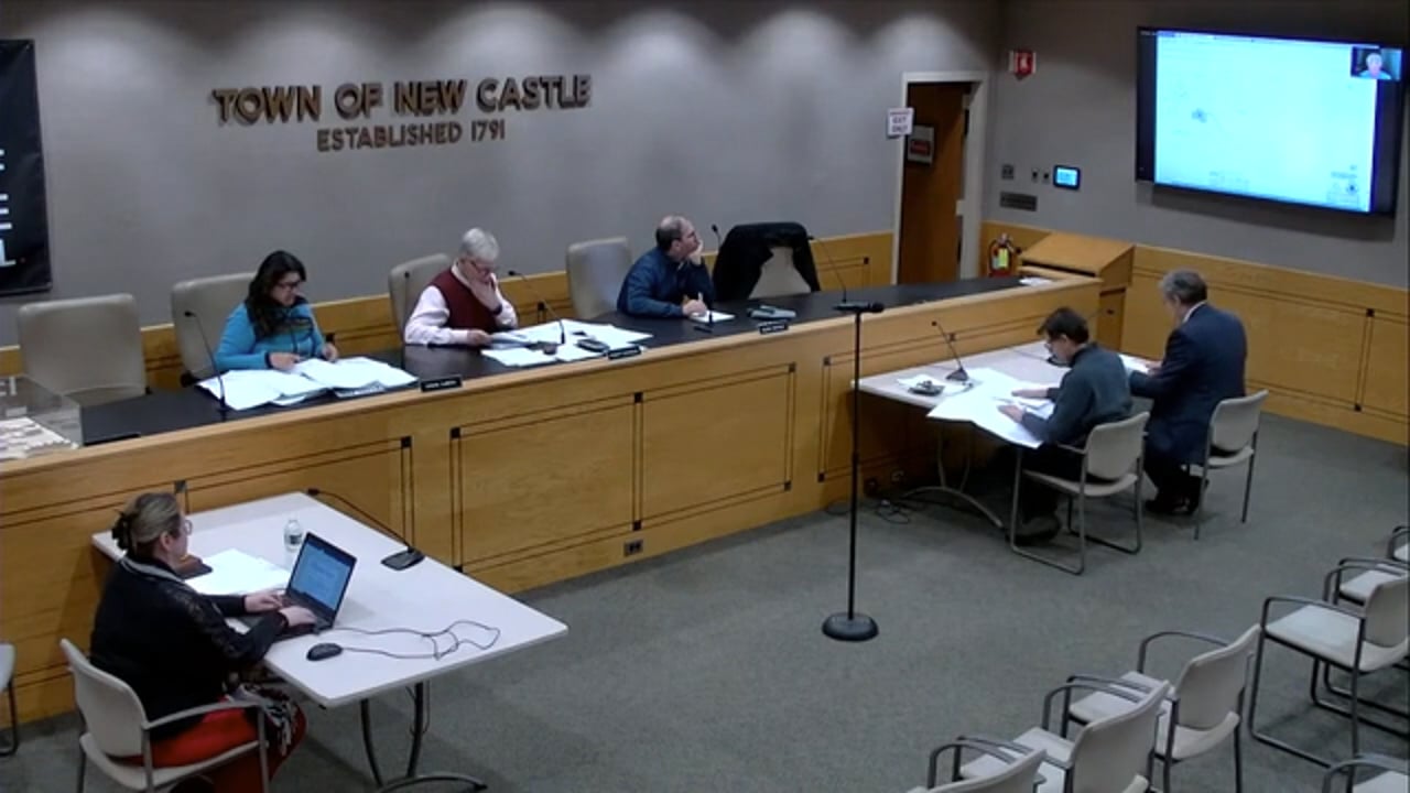 Town of New Castle Planning Board Meeting 1/2/24