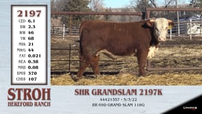 Lot #2197 - SHR GRANDSLAM 2197K