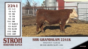 Lot #2241 - SHR GRANDSLAM 2241K