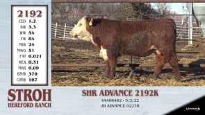 Lot #2192 - SHR ADVANCE 2192K