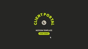 Client Portal Notion Template, a Templates & Theme by Knotably Creative House (Thumbnail 5 of 5)