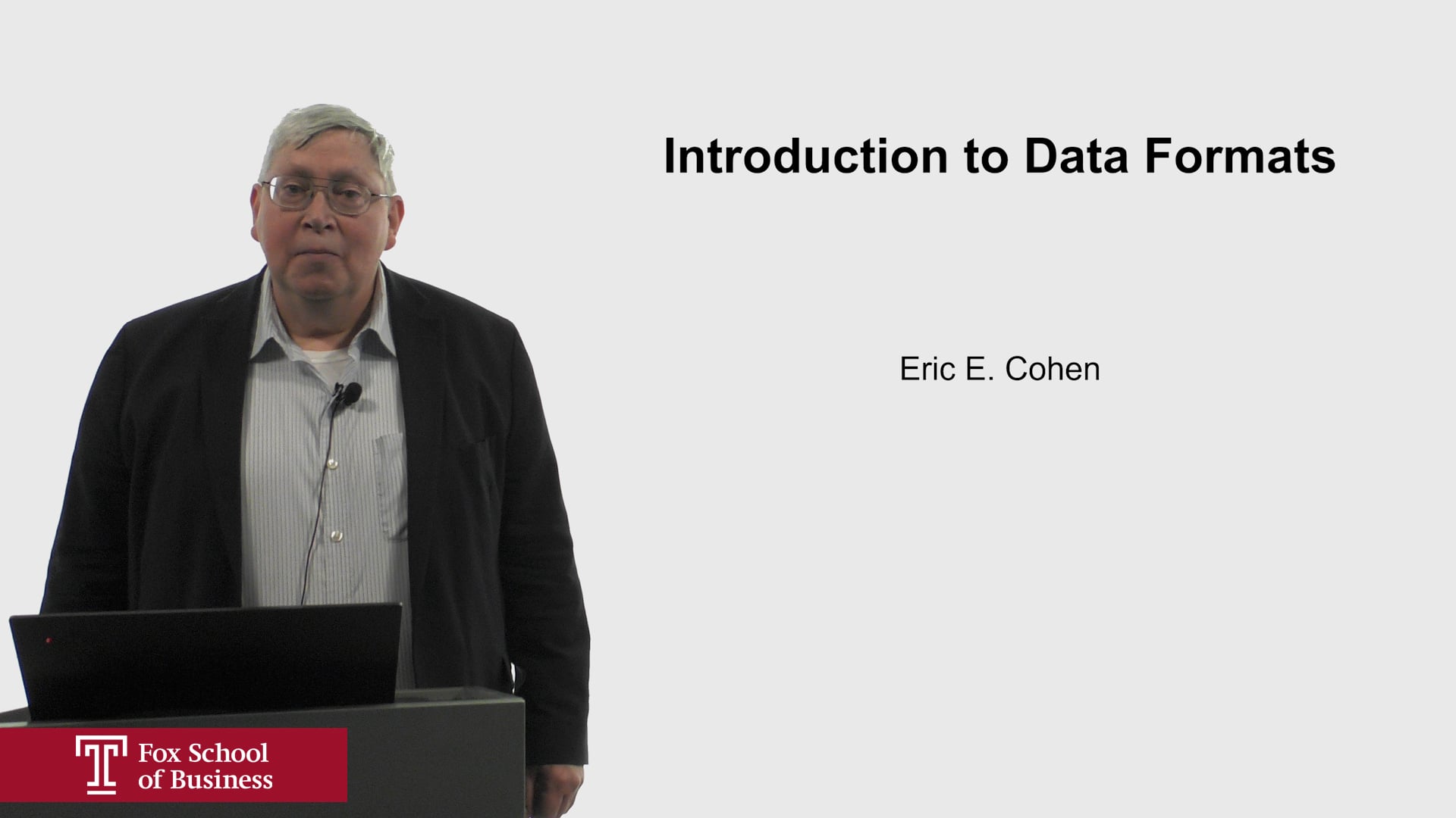 Introduction to Data Formats