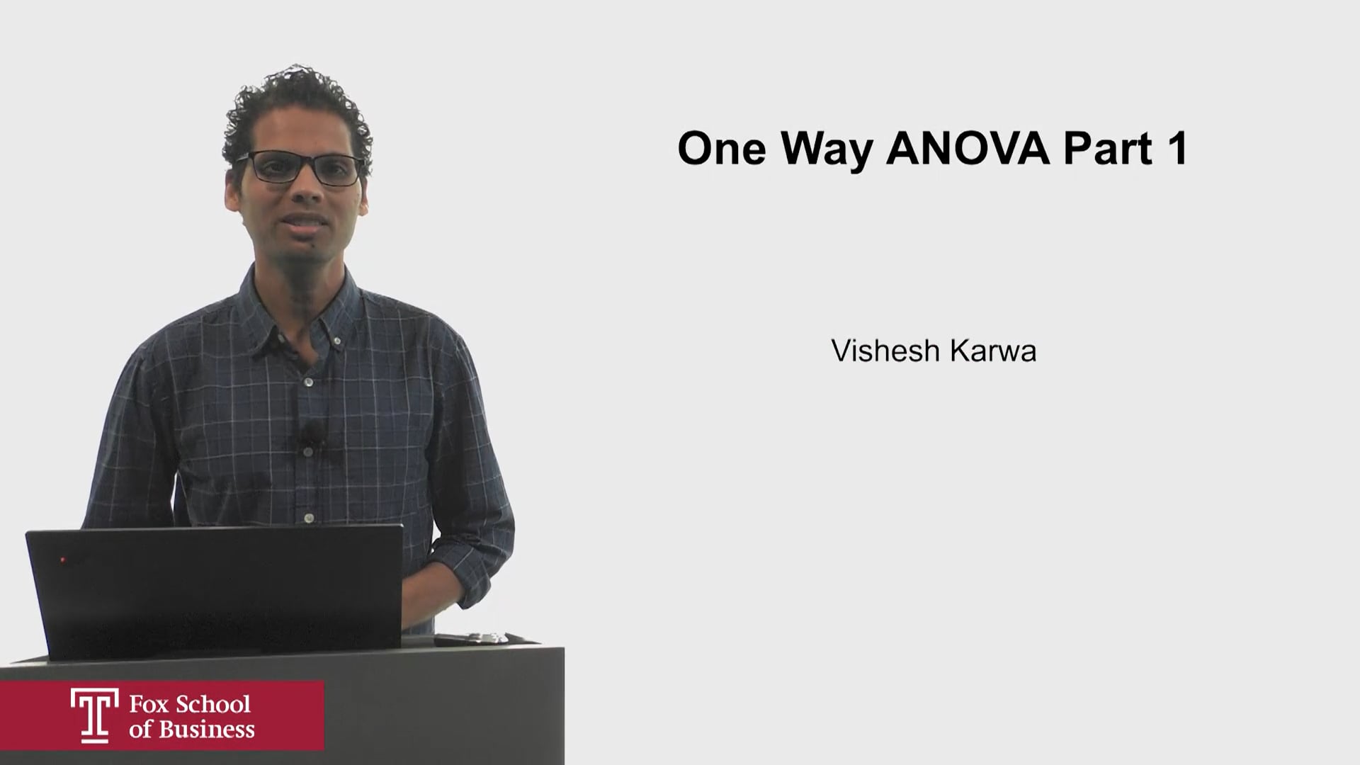 Login to view One way ANOVA Part 1