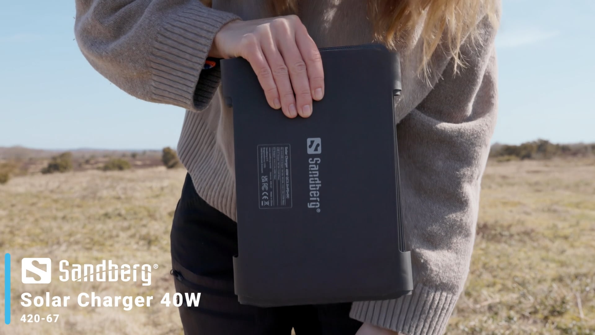 Sandberg Solar Charger 40W QC3.0+PD+DC