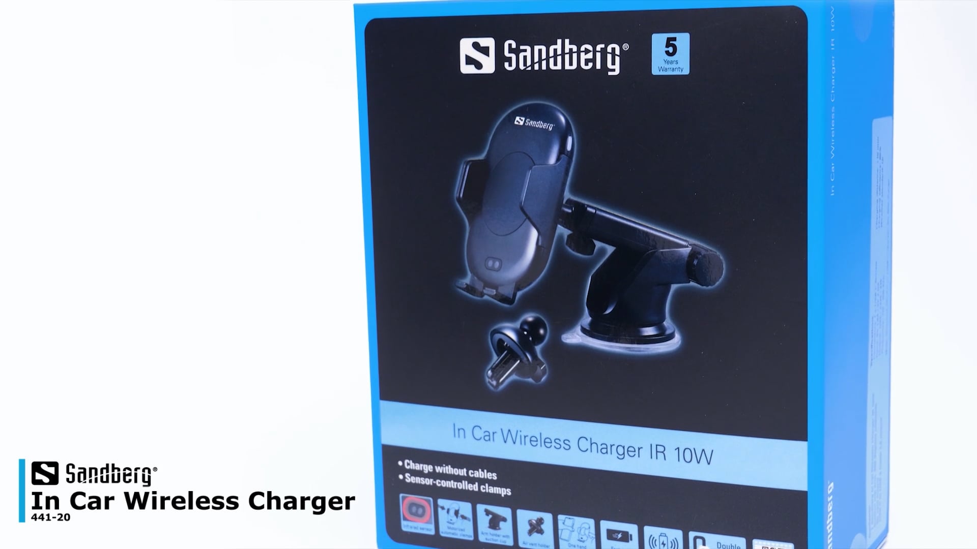 In Car Wireless Charger IR 10W
