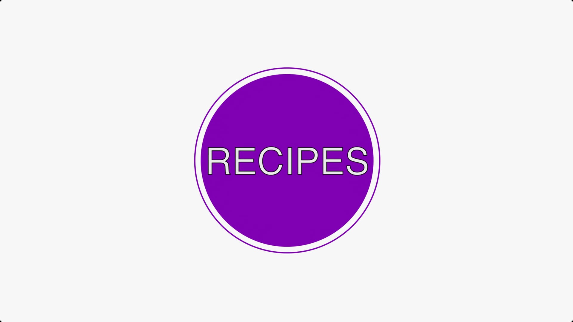 Graphics Package For In-Store Recipes