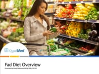 Eat, Drink & Be Well: Fad Diet Overview