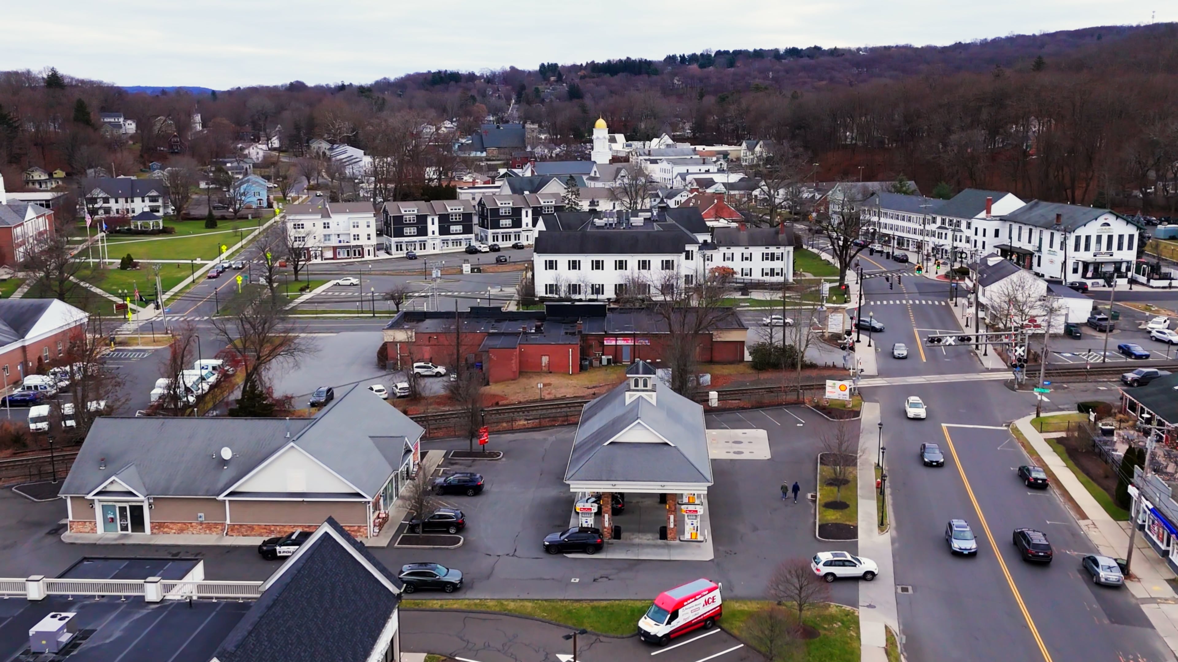 Downtown Bethel on New Year's Eve