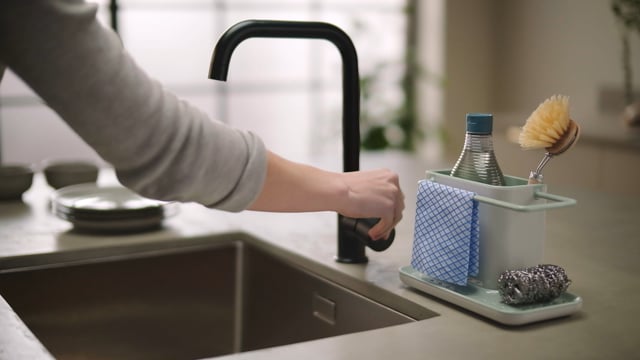 Caddy™ Stone Green Kitchen Sink Organiser