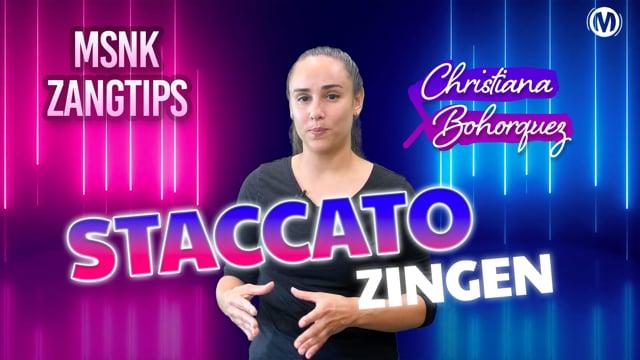 Zangtips - Staccato zingen