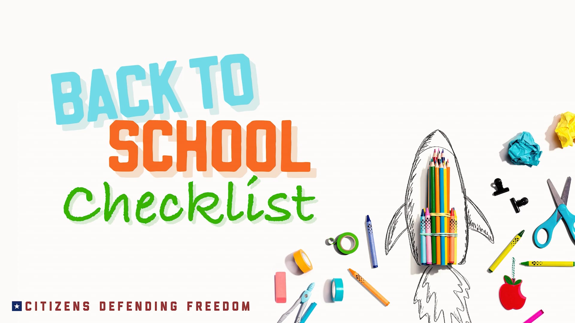 Back To School Checklist (Texas)