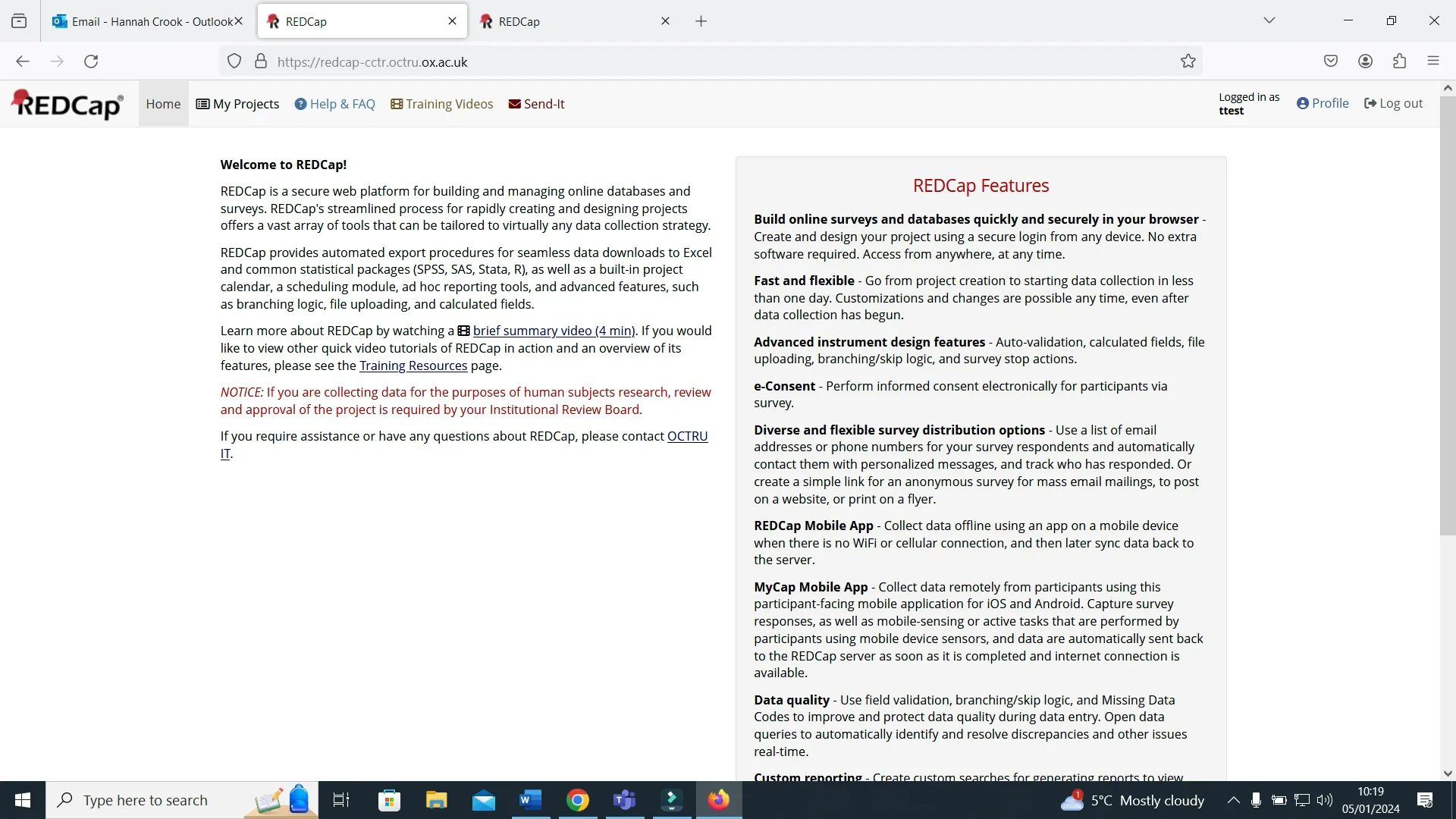 How to login to REDCap on Vimeo