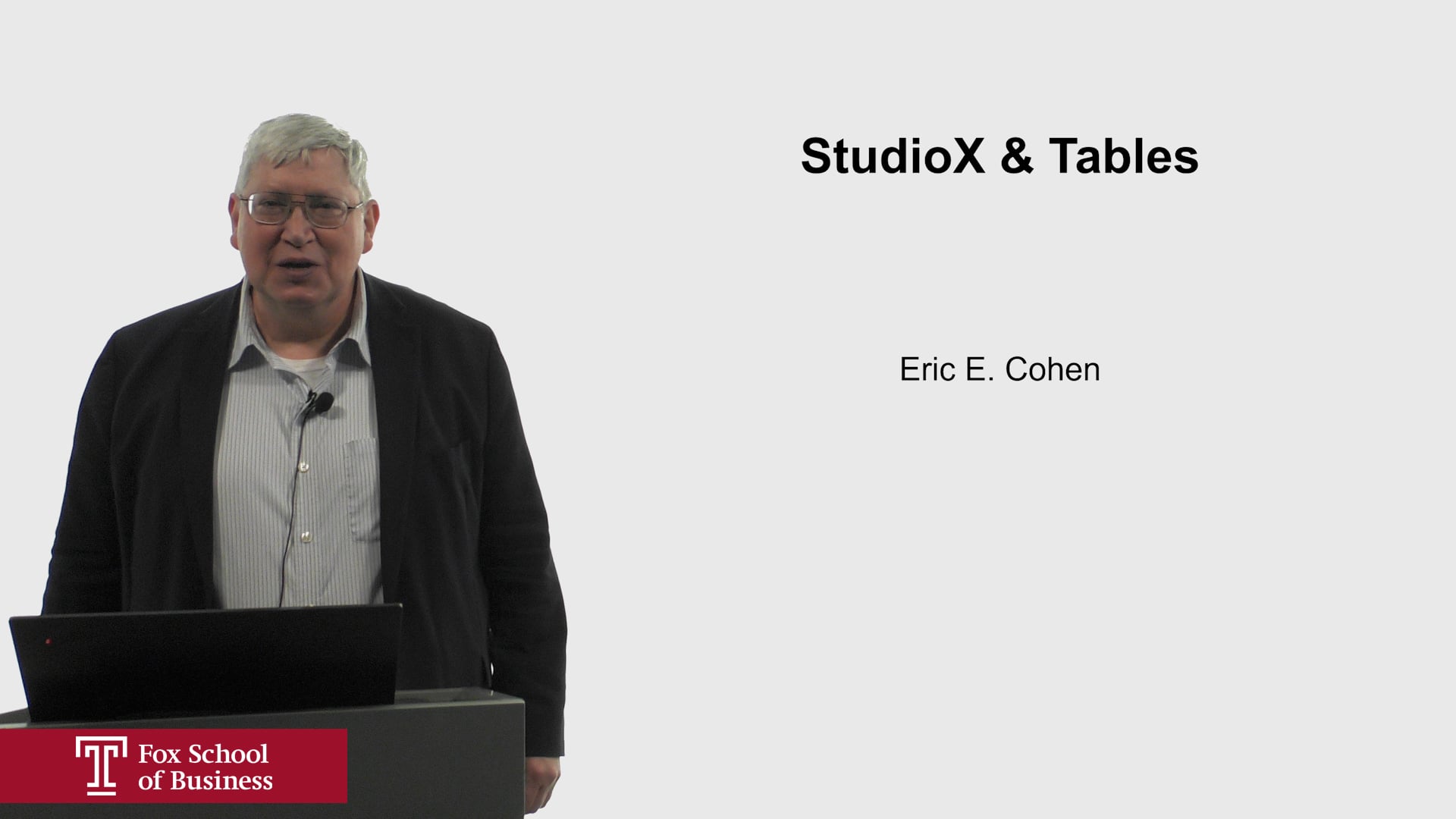 StudioX and Tables