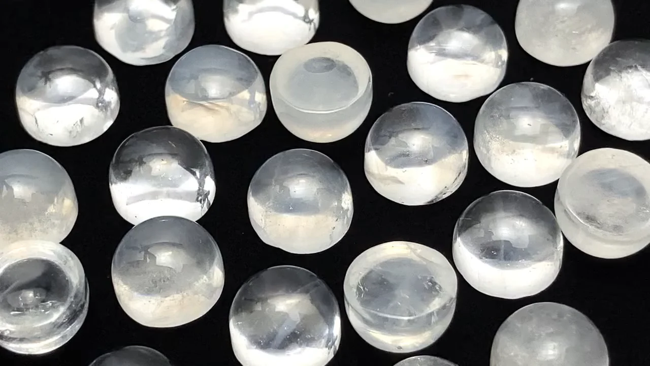 エンジェルストーン クォーツ 動画】エンジェルラダークォーツ ラウンド カボション8×8mm 1個