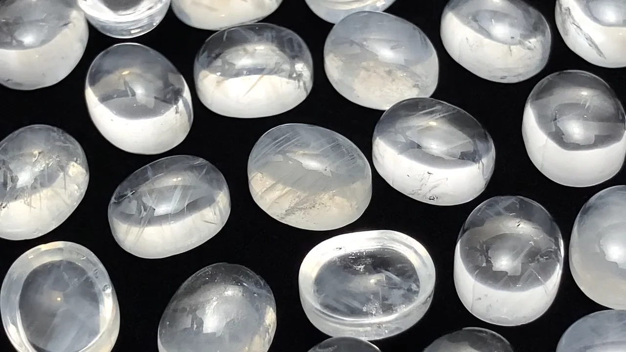 動画】エンジェルラダークォーツ オーバル カボション10×8mm 1個