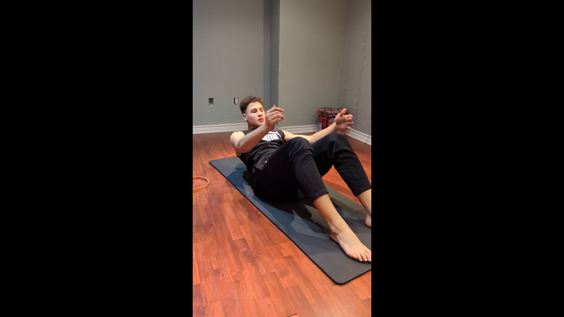 Watch tayshon mulrain's Sit Ups: 69 sit ups