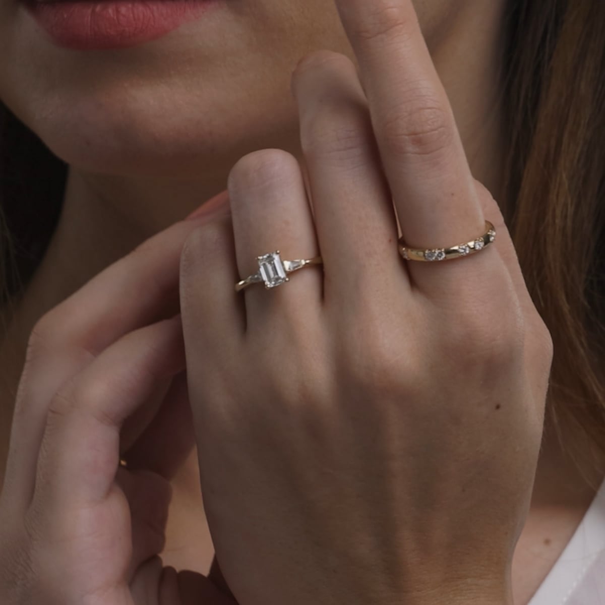 product video 2 for 1/5 ctw Round Lab Grown Diamond Contemporary High Comfort Fit Wedding Band