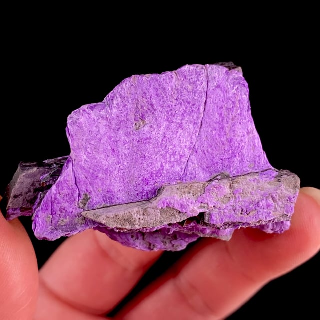 Fibrous Sugilite (fine color and quality)