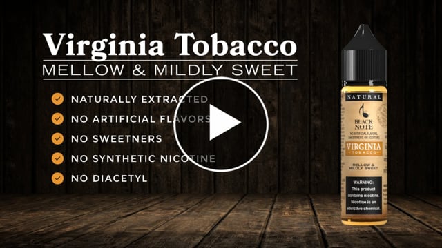 Virginia Tobacco E-Liquid  Mellow & Naturally Sweet | Blacknote