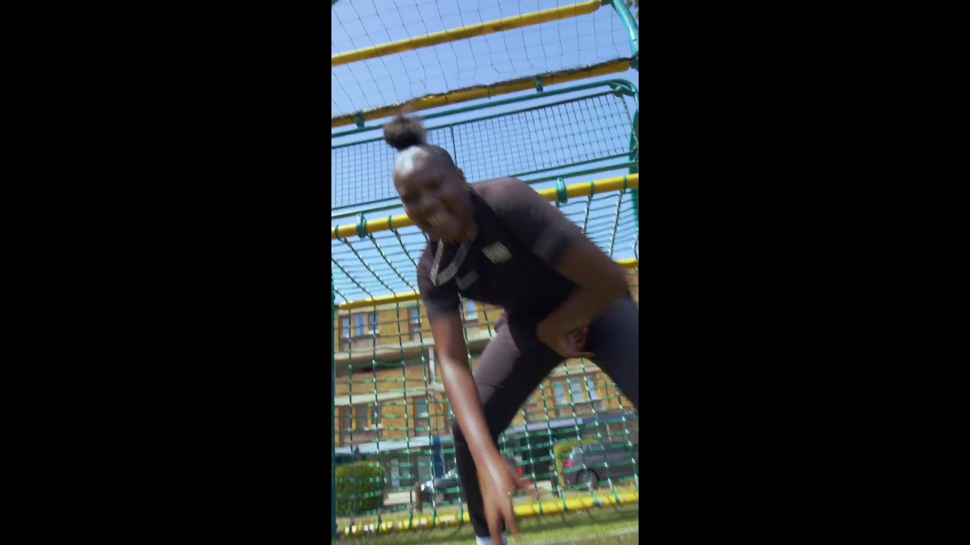 Nike - Debra is larger than life  A bright spark with @footballbeyondbordersProviding the energy for the next gen of young girls